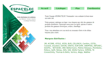 Tablet Screenshot of espacelec.com